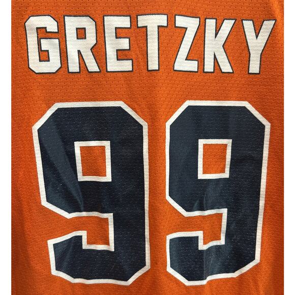 Edmonton Oilers Official NHL Wayne Gretzky #99 Home Jersey - Youth L/XL *B1 - Picture 1 of 4